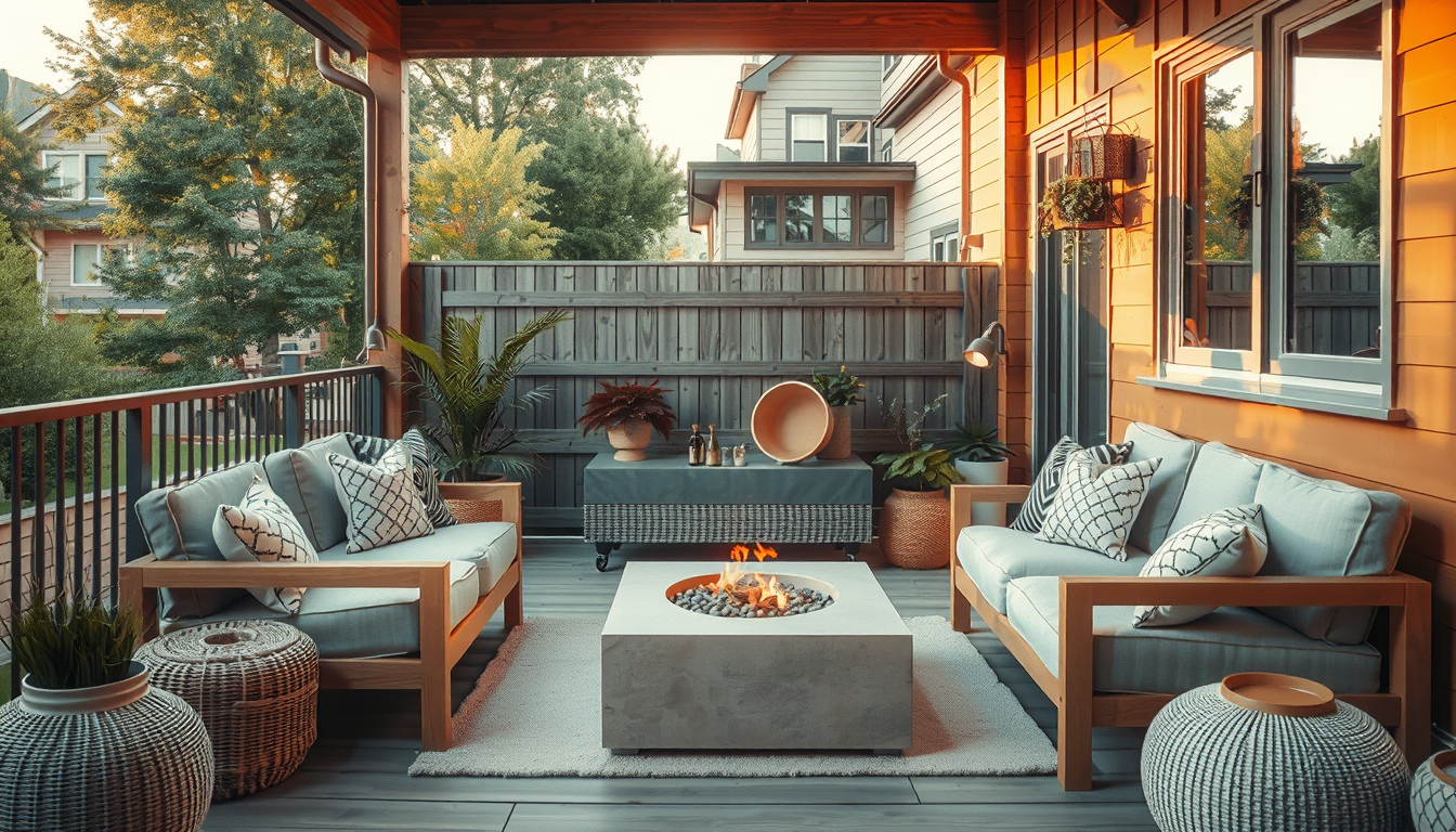 backyard fire pit