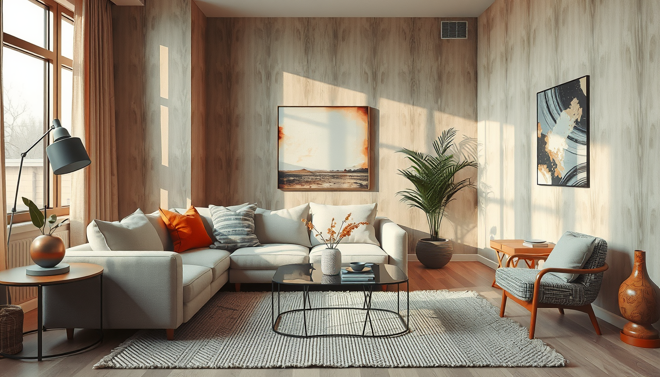 living room wallpaper