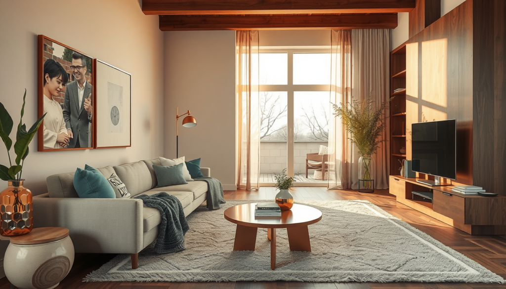 Small Toronto condo living room showing smart Toronto interior design ideas